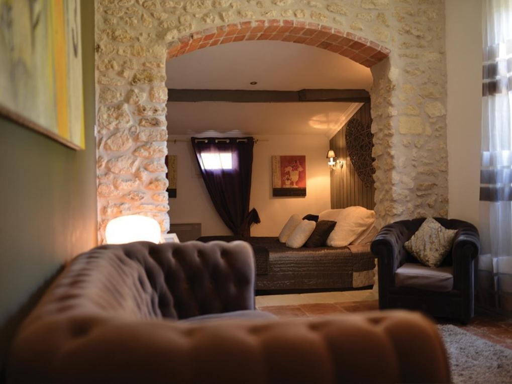 Hotel Domaine De Quittignan Brillette Moulis-en-Médoc Zimmer foto